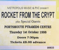 Rocket from the Crypt / Bis / You Am I on Oct 1, 1998 [515-small]