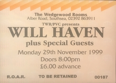 Will Haven / Skindred / Raging Speedhorn on Nov 29, 1999 [592-small]