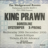 King Prawn / Boredline / Dystemper on Dec 20, 2000 [658-small]