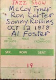 McCoy Tyner / Ron Carter / Sonny Rollins / Al Foster on Oct 12, 1978 [764-small]