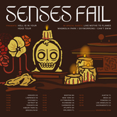 Tour Poster, Senses Fail / Magnolia Park / Can't Swim on Nov 13, 2022 [865-small]
