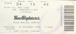Foo Fighters / Cave In on Nov 23, 2002 [622-small]