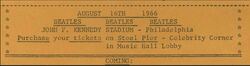 The Beatles / The Cyrkle / The Ronettes / Bobby Hebb / The Remains on Aug 16, 1966 [636-small]