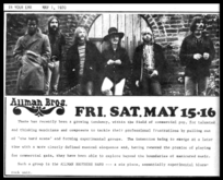 Allman Brothers Band / Pink Floyd on May 15, 1970 [891-small]