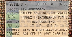 Aphex Twin / Sneaker Pimps on Sep 13, 1997 [931-small]