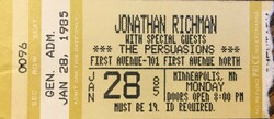 Jonathan Richman / The Persuasions on Jan 28, 1985 [965-small]