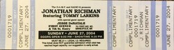 Jonathan Richman / Jesse DeNatale on Jun 27, 2004 [967-small]