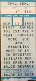 Meat Puppets / Good Joe / The Magnolias on Nov 11, 1985 [979-small]