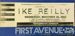 Ike Reilly / Metric / The Redwalls / Bridge Club on Nov 26, 2003 [987-small]