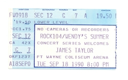 James Taylor on Sep 18, 1990 [120-small]