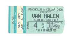 Van Halen on Dec 4, 1982 [246-small]