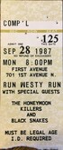 Run Westy Run / The Honeymoon Killers / Black Snakes on Sep 28, 1987 [593-small]