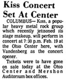KISS / Vandenberg / Heaven on Feb 19, 1984 [663-small]