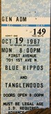 Blue Hippos / Tanglewoods on Oct 19, 1987 [692-small]
