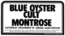 Blue Öyster Cult / Montrose on Dec 18, 1976 [736-small]