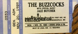 Buzzcocks / The Jazz Butcher on Nov 20, 1989 [757-small]