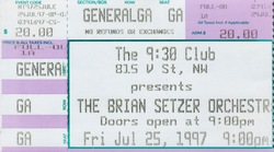 The Glenmont Popes / Brian Setzer Orchestra on Jul 25, 1997 [882-small]