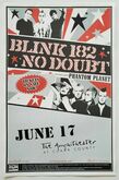 Poster, blink-182 / No Doubt Co-Headlining Summer Tour on Jun 17, 2004 [864-small]