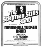 Stephen Stills / The Marshall Tucker Band on Aug 24, 1976 [971-small]