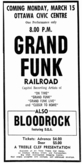 Grand Funk Railroad / Bloodrock on Mar 15, 1971 [166-small]