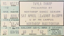 Twyla Tharp Dance on Apr 11, 1987 [362-small]