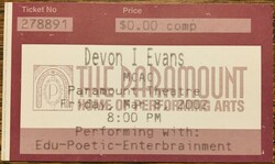 Devon I Evans / Edu-Poetic-Enterbrainment on Mar 8, 2002 [411-small]