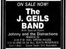 The J. Geils Band / Johnny and the Distractions on Mar 20, 1982 [188-small]