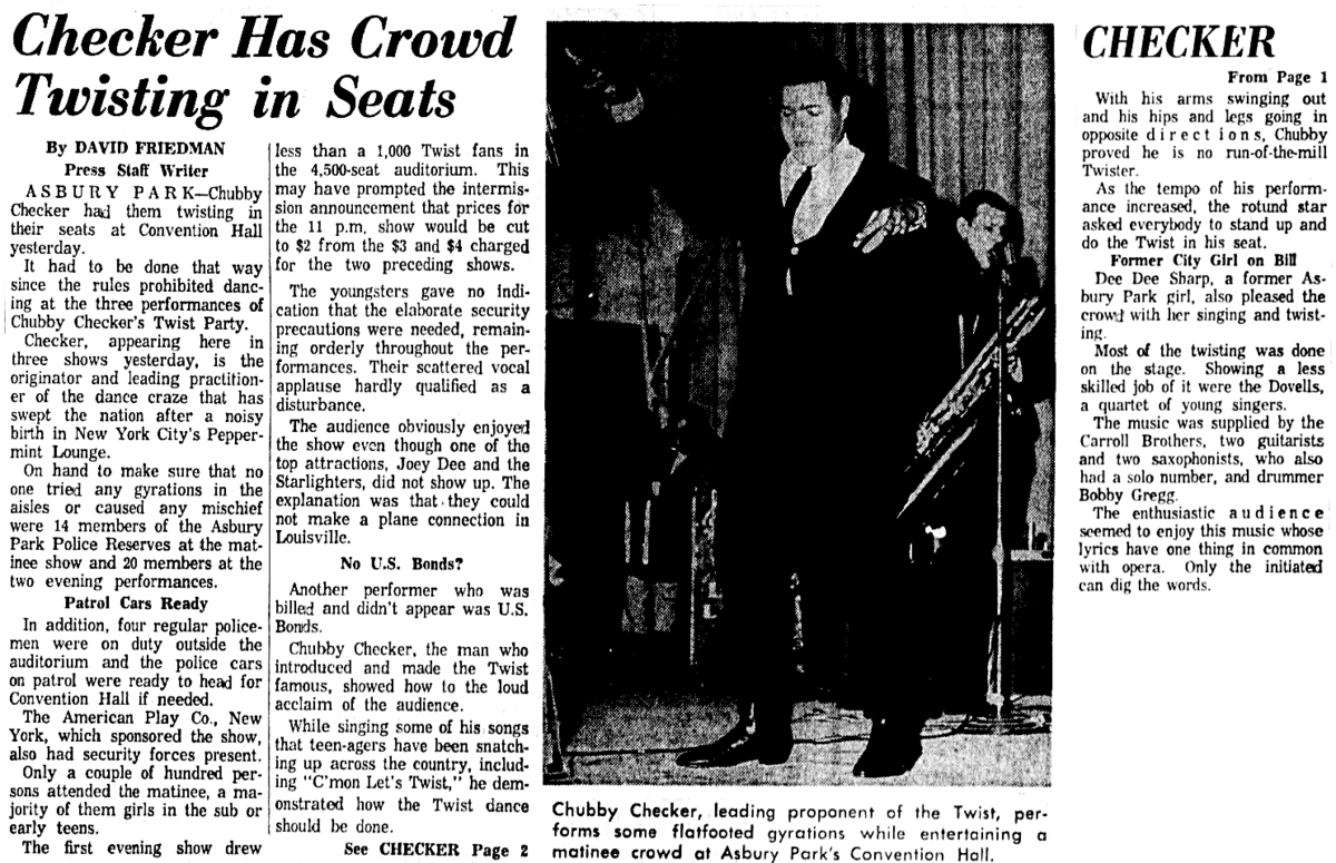 Chubby Checker Concert & Tour History (Updated for 2024) Concert Archives
