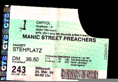 Manic Street Preachers on Mar 24, 1999 [495-small]