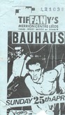 Bauhaus on Apr 25, 1982 [082-small]