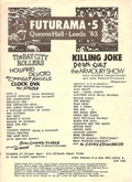 Killing Joke / New Model Army / Flesh for Lulu / Play Dead / Death Cult /  on Sep 18, 1983 [093-small]