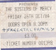 Skeletal Family / The Sisters of Mercy on Oct 26, 1984 [103-small]