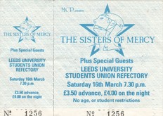 The Scientists / The Sisters of Mercy on Mar 16, 1985 [104-small]