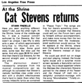 Cat Stevens on Sep 21, 1972 [359-small]