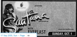  Budweiser Concert Series at Riverport presents Sanatana on Oct 1, 2000 [365-small]
