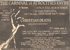 Christian Death / Fields of the Nephilim / Living In Texas / Car Crash International / Asmodi Bizarr / Jayne County on Apr 3, 1986 [149-small]