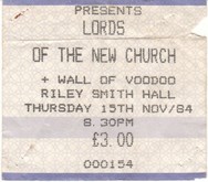 Wall Of Voodoo / Lords Of The New Church on Nov 15, 1984 [157-small]