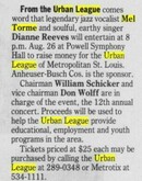 Anheuser-Busch Cos & the Urban League presents Mel Torme w/DianevReeves on Aug 6, 1995 [769-small]