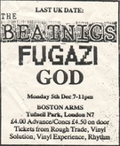 Fugazi / The Beatnigs on Dec 5, 1988 [192-small]