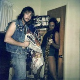 I display the "Heavy Metal Doomsday" banner, carefully preserved on Joe Hasselvander's bedroom floor archive., Death Row / The Obsessed on Nov 27, 1981 [006-small]
