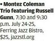 Montez Coleman Trio / Russell Gunn on Jul 24, 2015 [101-small]
