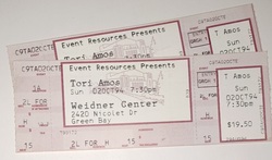 Tori Amos on Oct 2, 1994 [391-small]