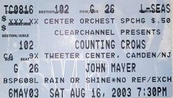 Counting Crows / John Mayer on Aug 16, 2003 [528-small]