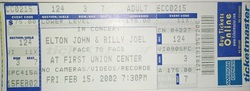 Elton John and Billy Joel on Feb 15, 2002 [978-small]