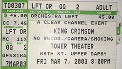 King Crimson on Mar 11, 2003 [988-small]