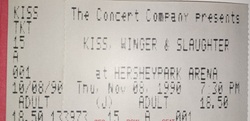 Kiss Winger Slaughter on Nov 8, 1990 [990-small]