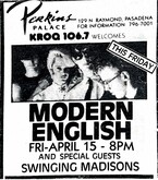 Modern English / Swinging Madisons on Apr 15, 1983 [097-small]