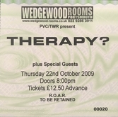 Therapy? / Ricky Warwick on Oct 22, 2009 [099-small]