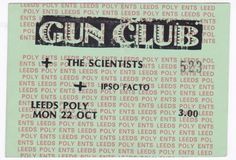 The Gun Club / The Scientists on Oct 22, 1984 [314-small]