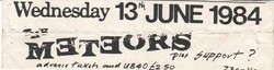 The Meteors on Jun 13, 1984 [318-small]